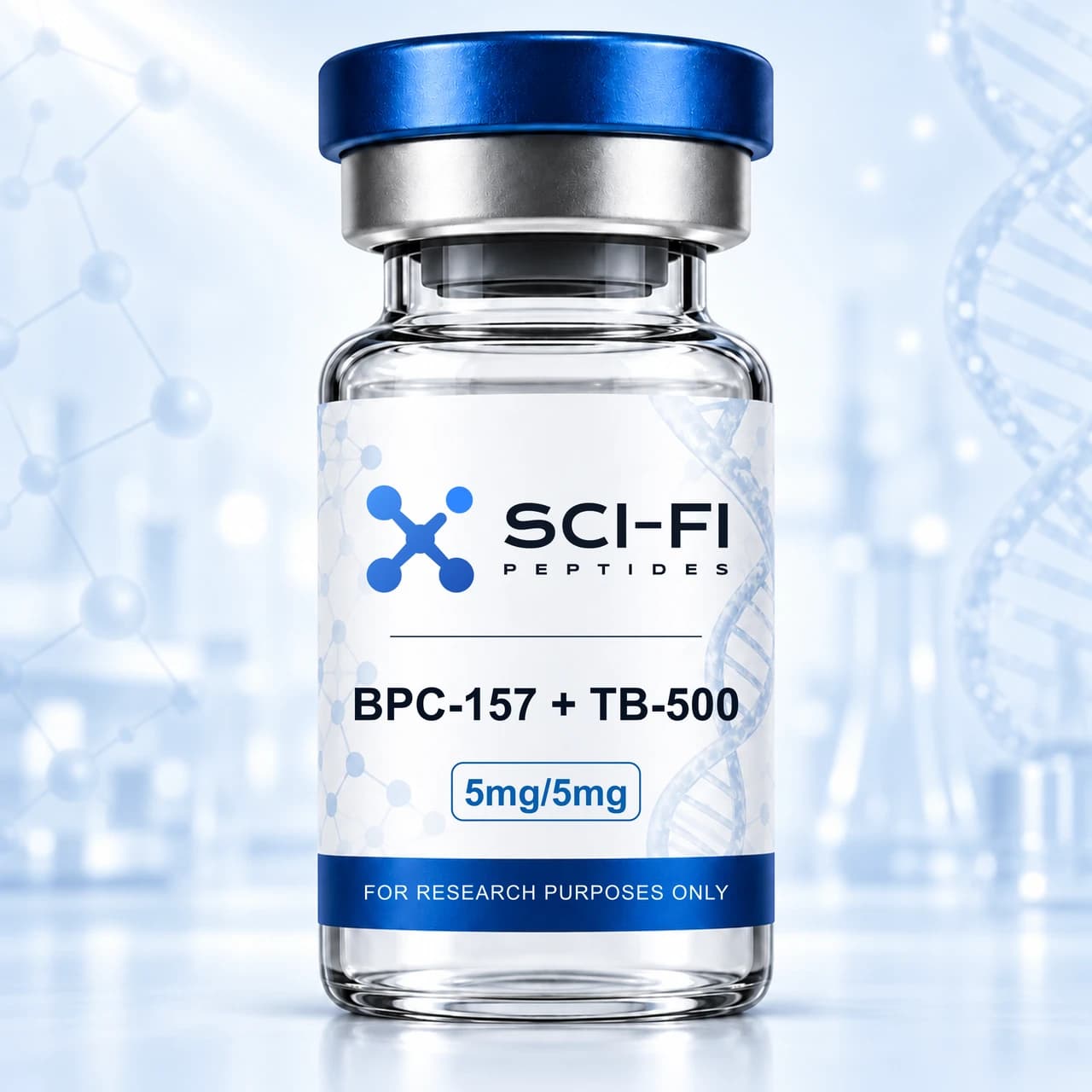 SCI-FI BPC-157 + TB-500 5mg/5mg digital product illustration