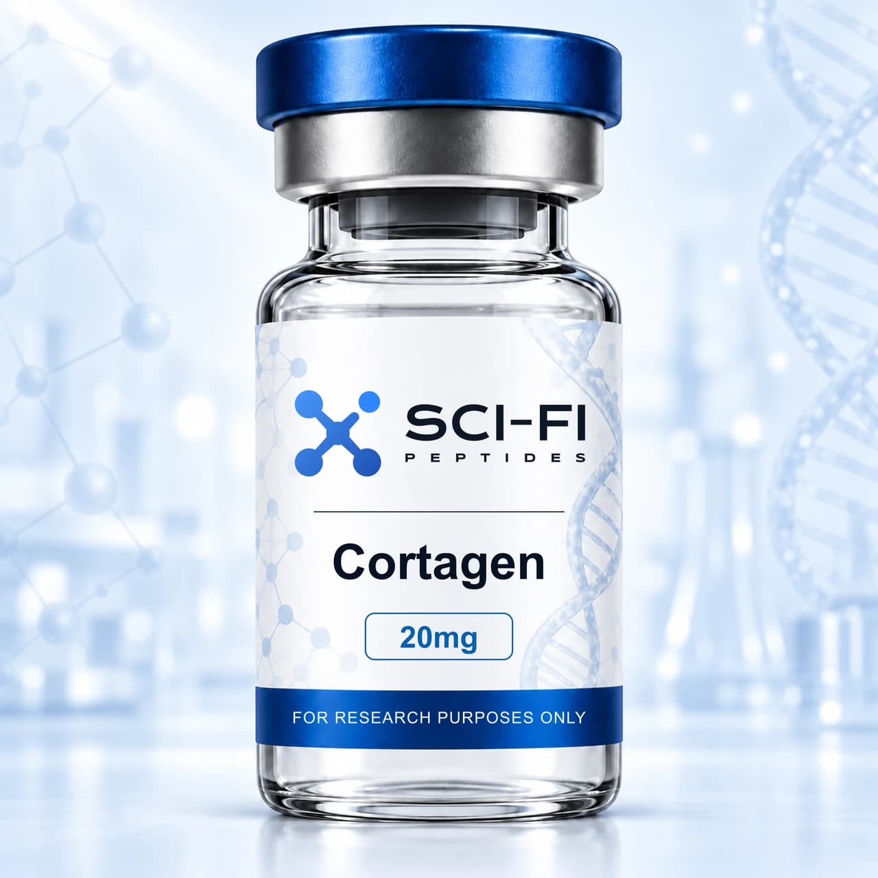SCI-FI Cortagen 20mg digital product illustration