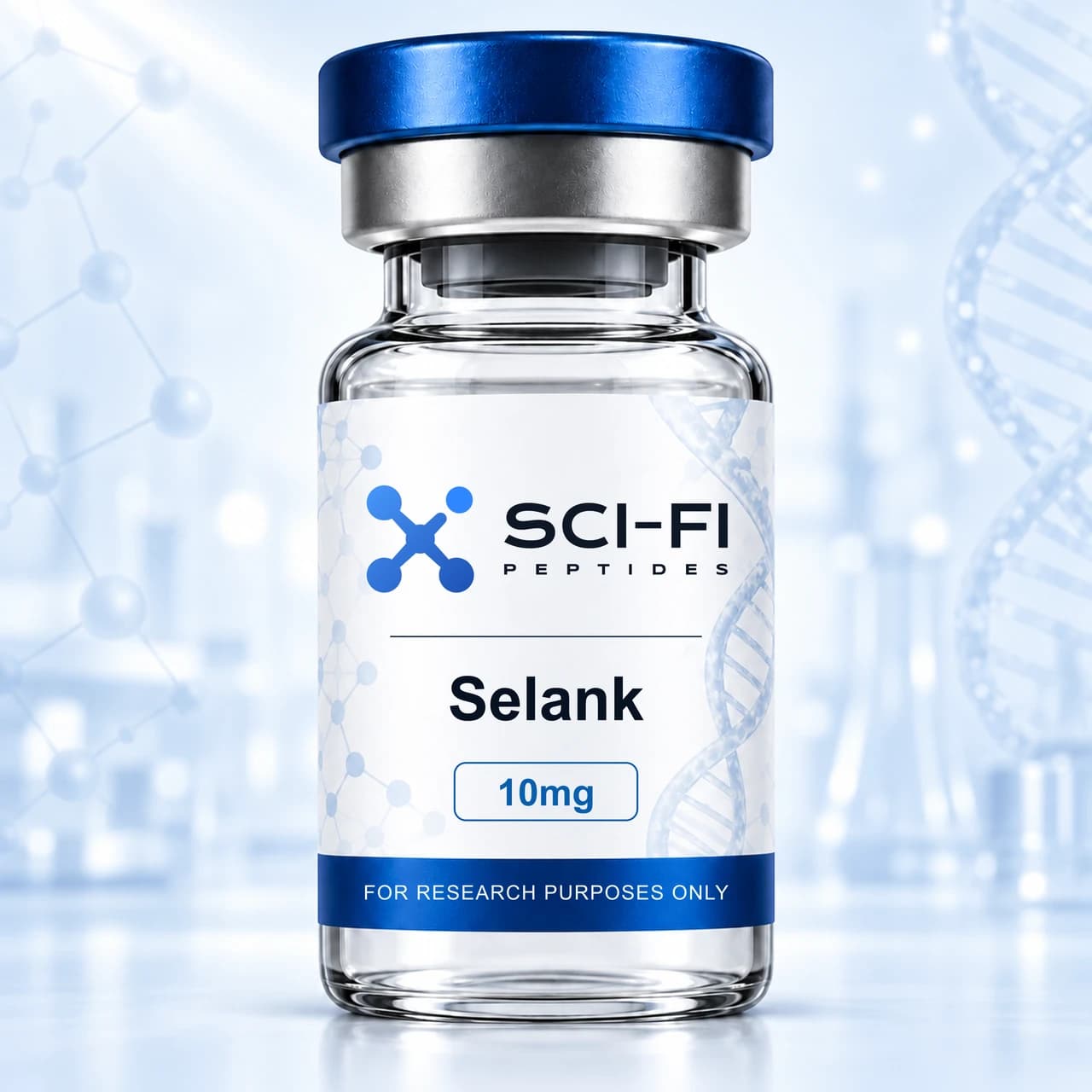 SCI-FI Selank 10mg digital product illustration